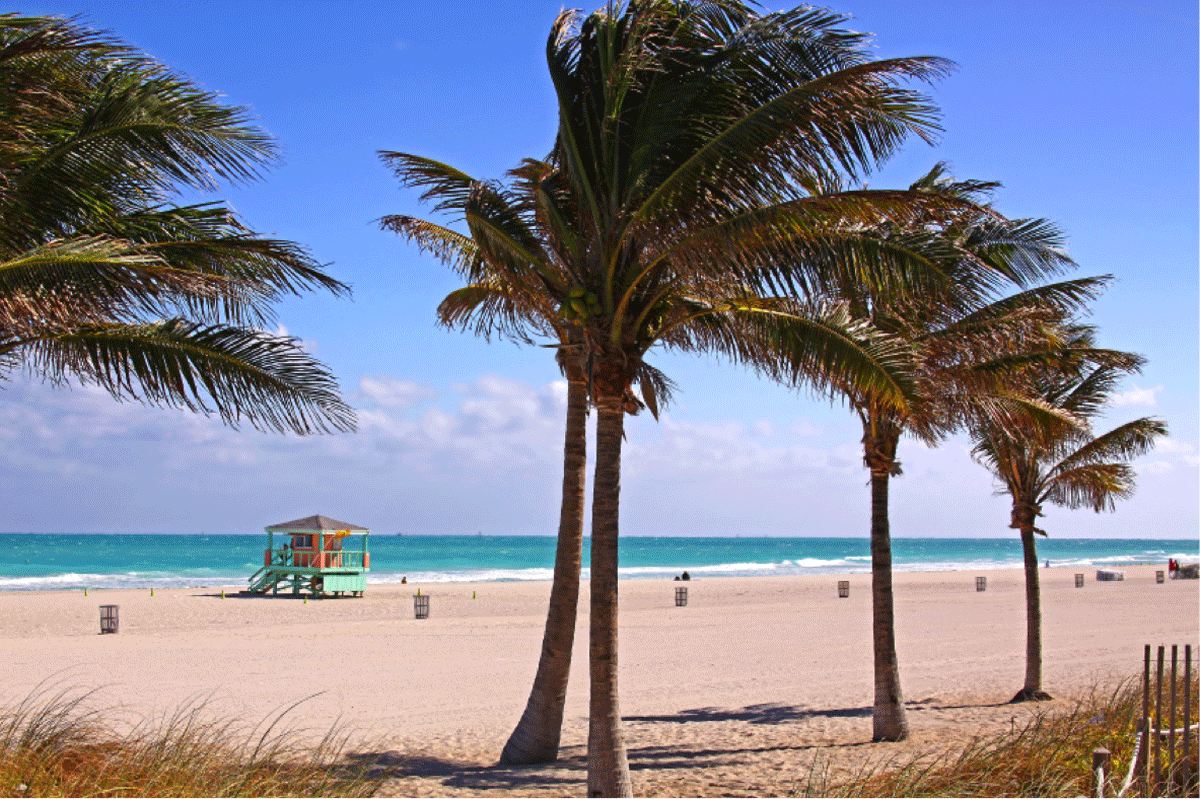 Miami beach Ocean Drive - USA