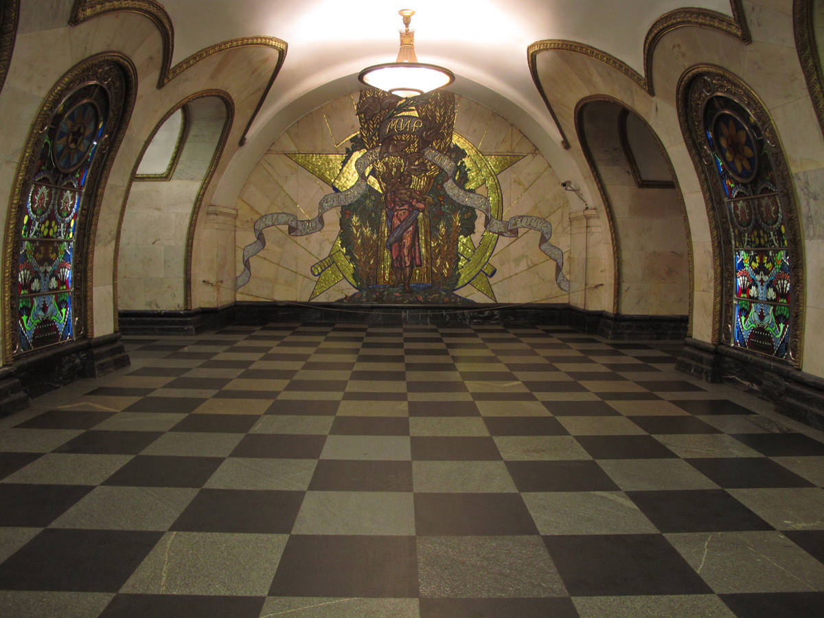 Moscou métro - fresque