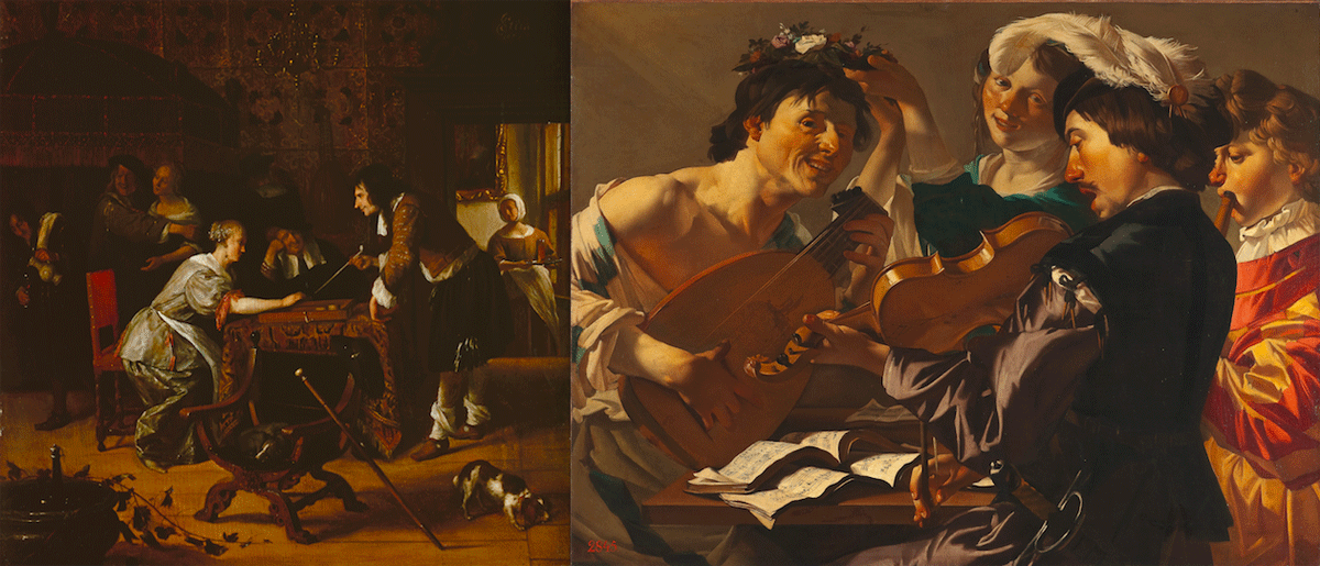 Museum of the Hermitage in Amsterdam Concert and Tric Trac Players