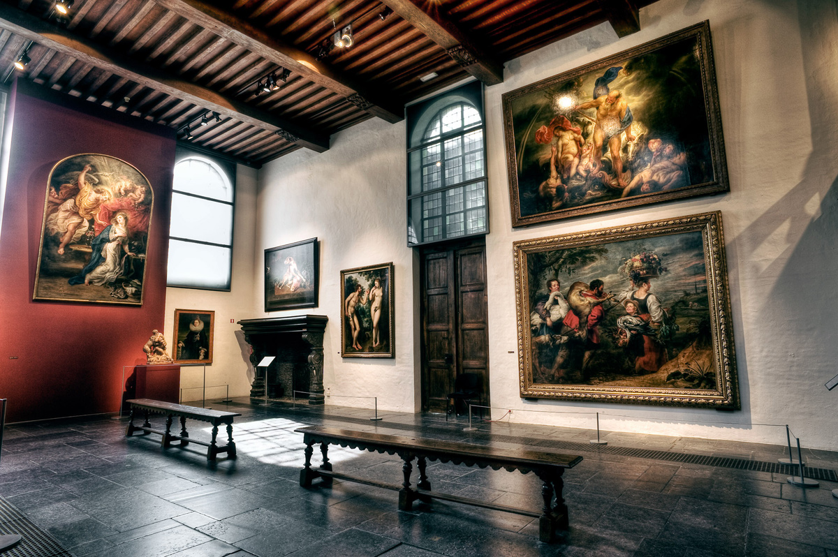 Musée Rubens Anvers salle d'expo - Belgique