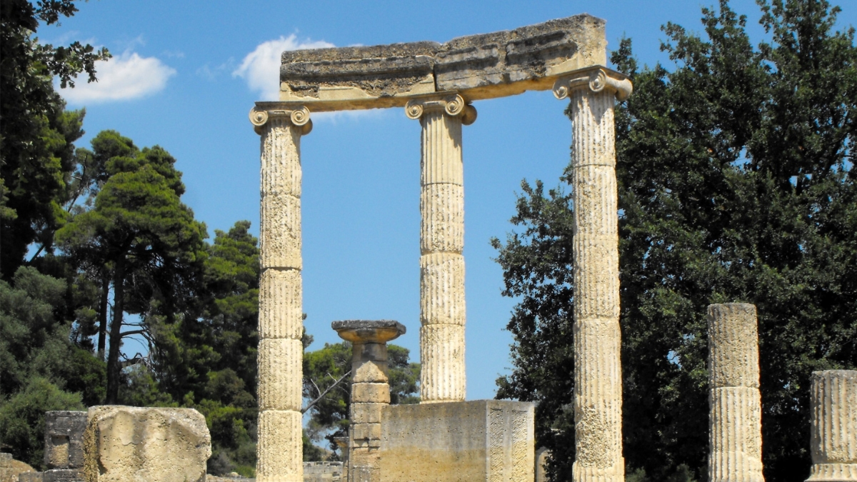 Olympie ruines grecques