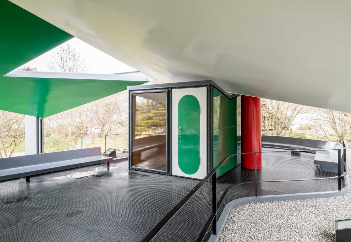 Pavilion Le Corbusier terrasse