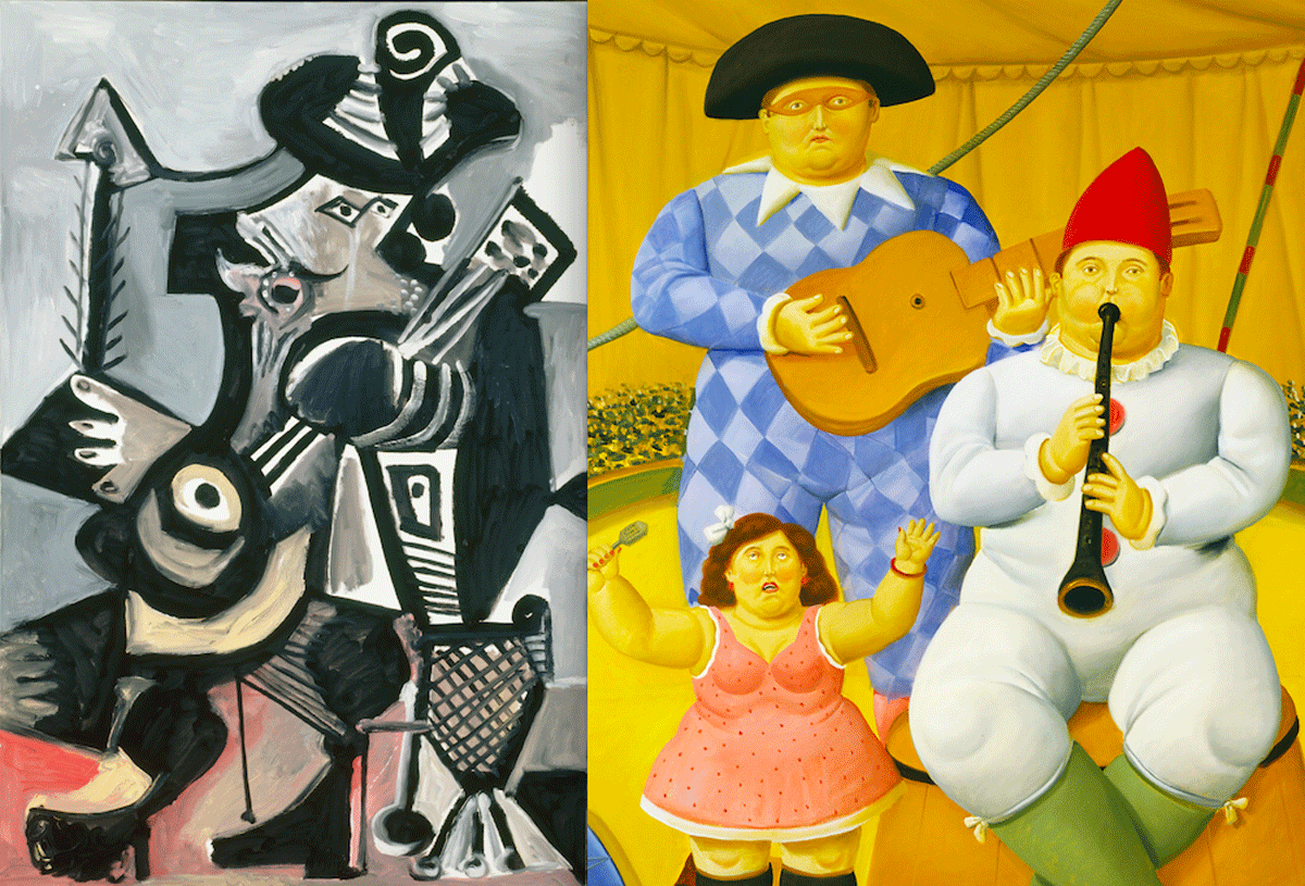 Picasso Musicien et Botero Musiciens