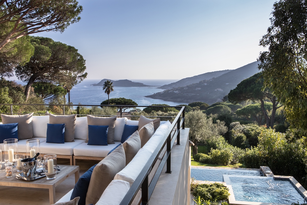 Private Homes terrace Mediterranean villa