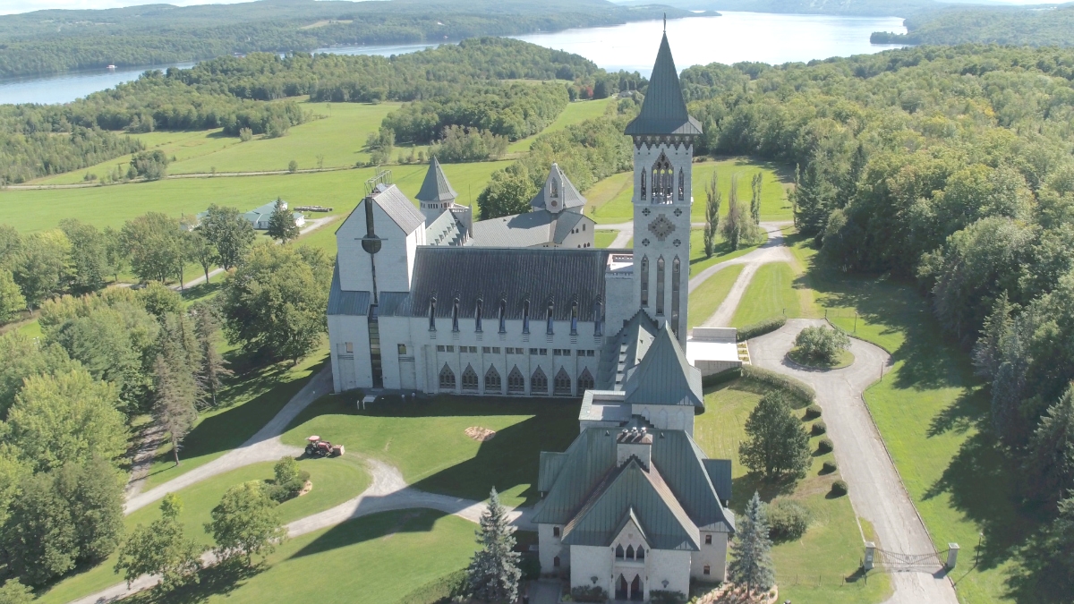 Québec Abbaye Saint-Benoît-du-Lac