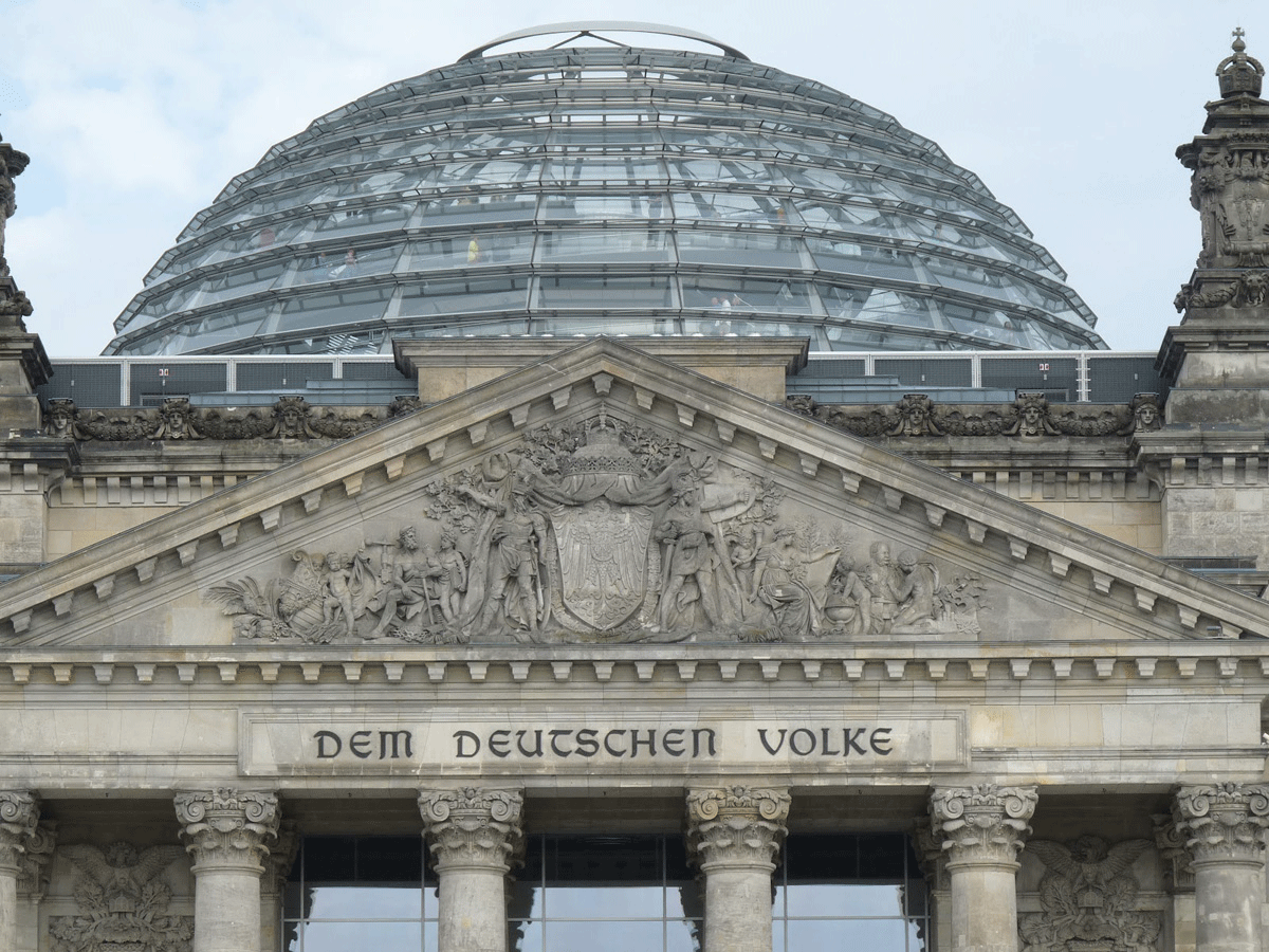 Reichstag de Berlin dôme de verre