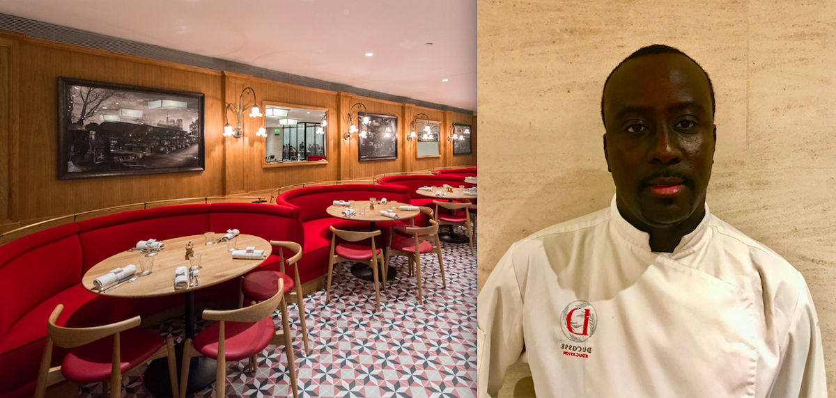 Restaurant Benoit au Louvre chef Alioune Diop  - Paris