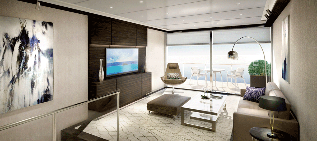 Ritz-Carlton Yacht Collection suite duplex