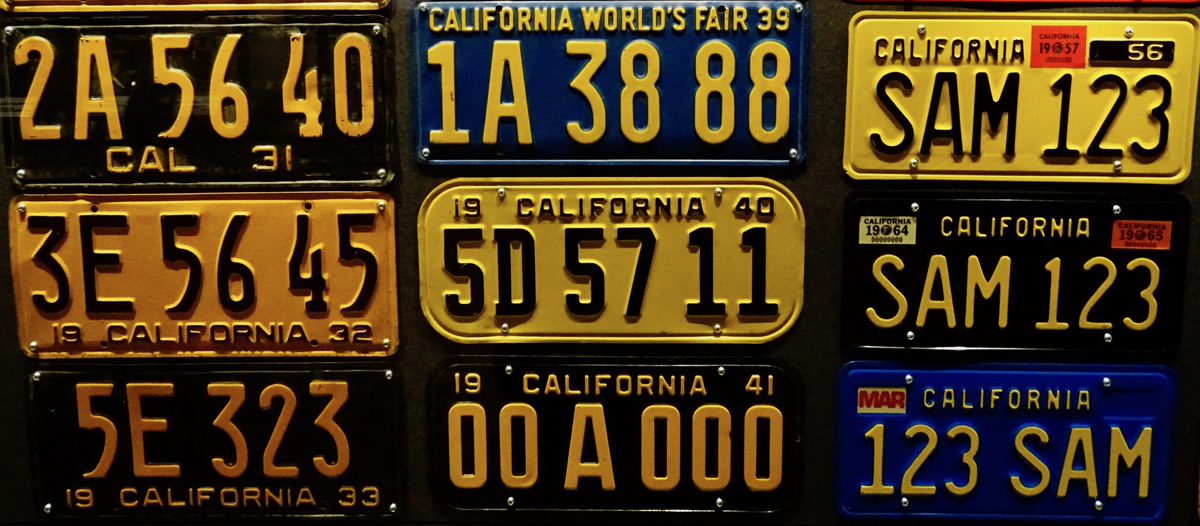 Sacramento Plaques de voitures - Californie