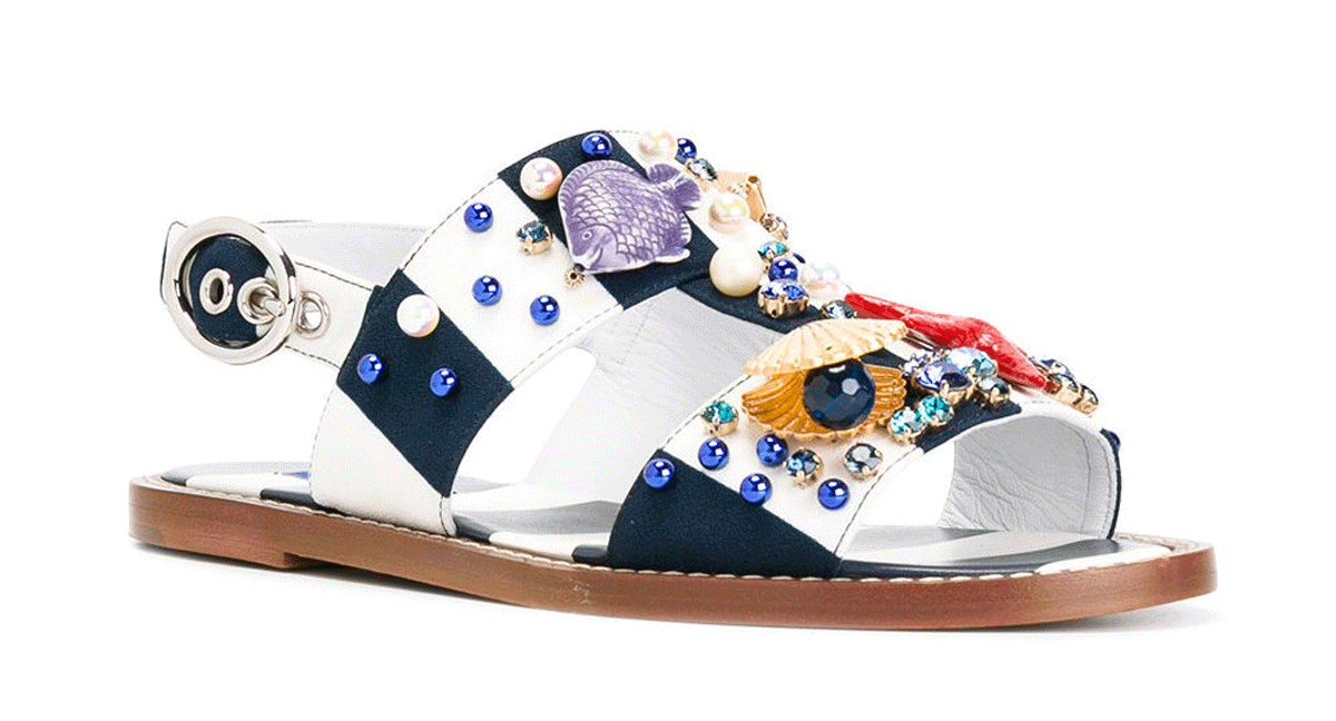 Sandales Dolce & Gabbana Navy