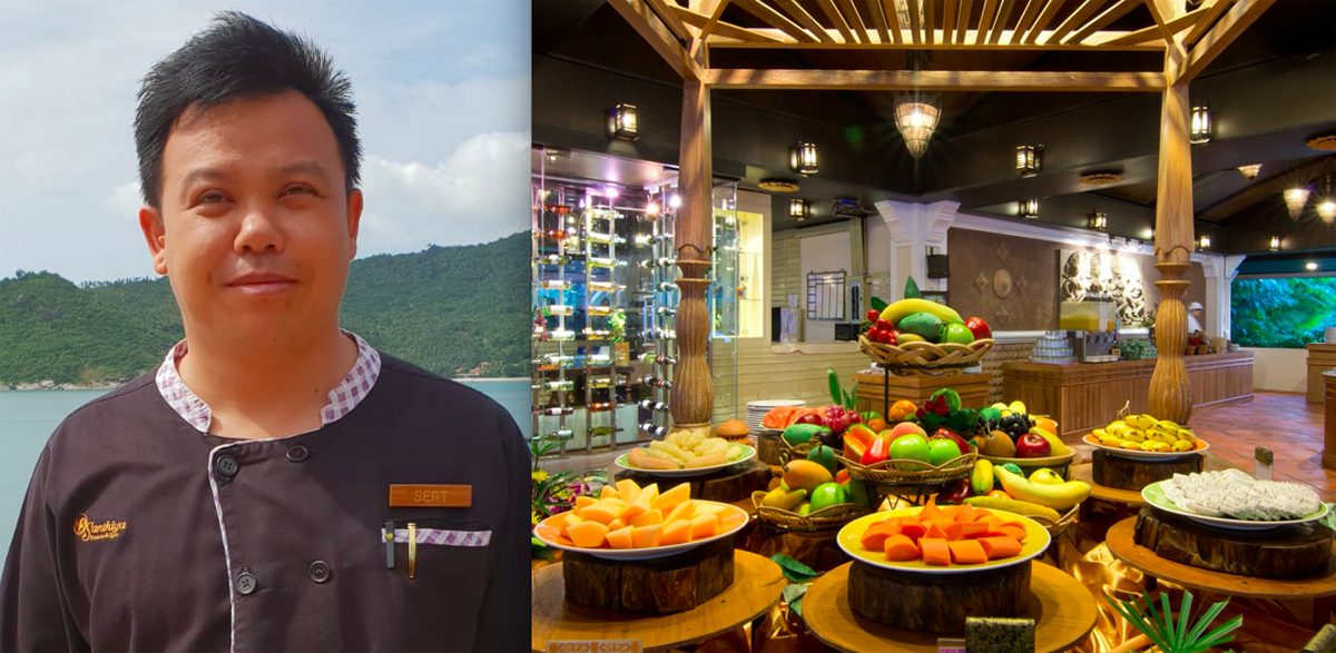 Santhiya Resort & Spa chef Sert Karawat Sitthinam et restaurant The Four Angels