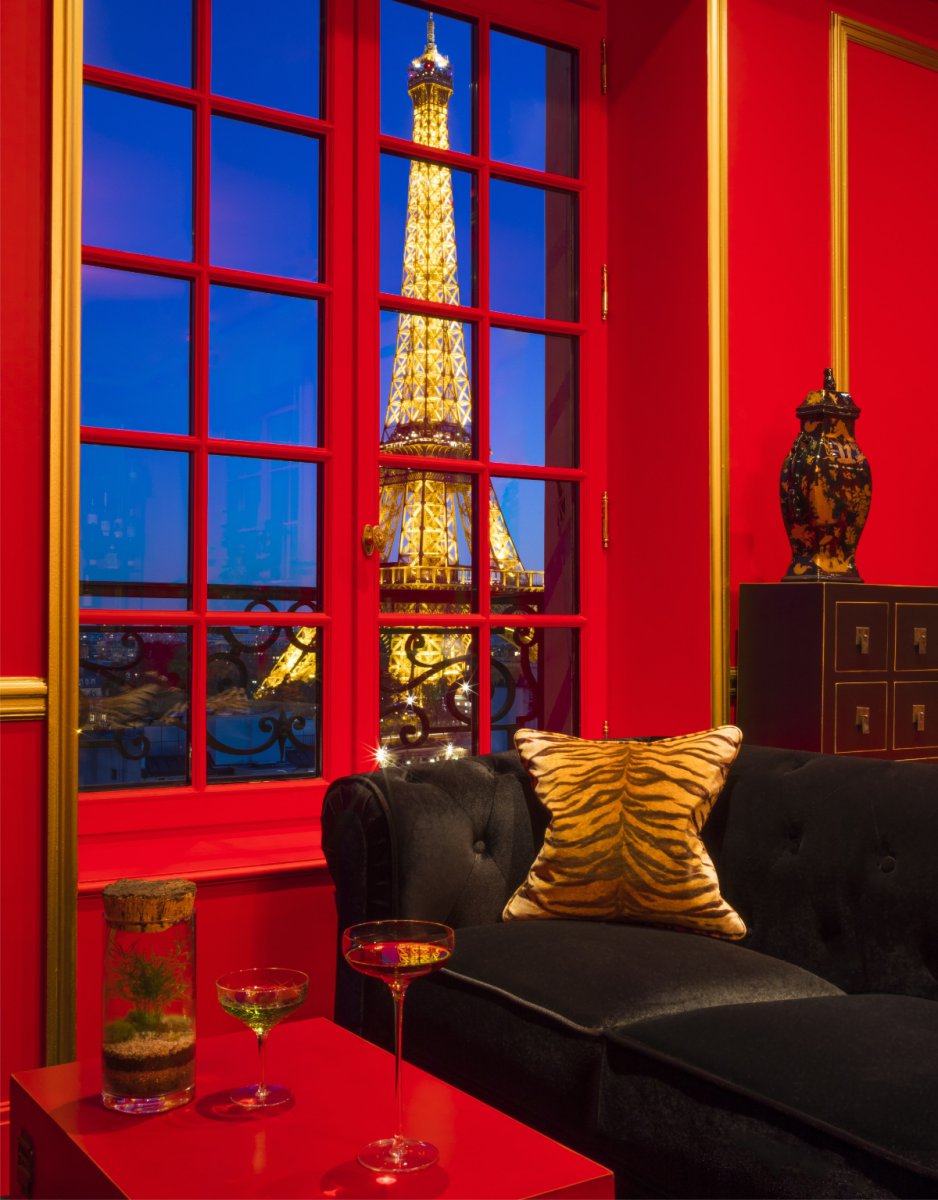Shangri-la Hotel paris vue tour Eiffel