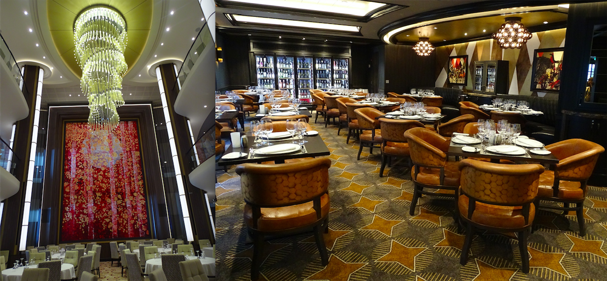 Symphony of the Seas Main Dining Room and Chops Grill