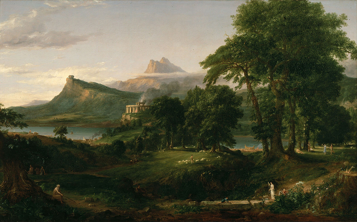 Thomas Cole The Arcadian or Pastoral State