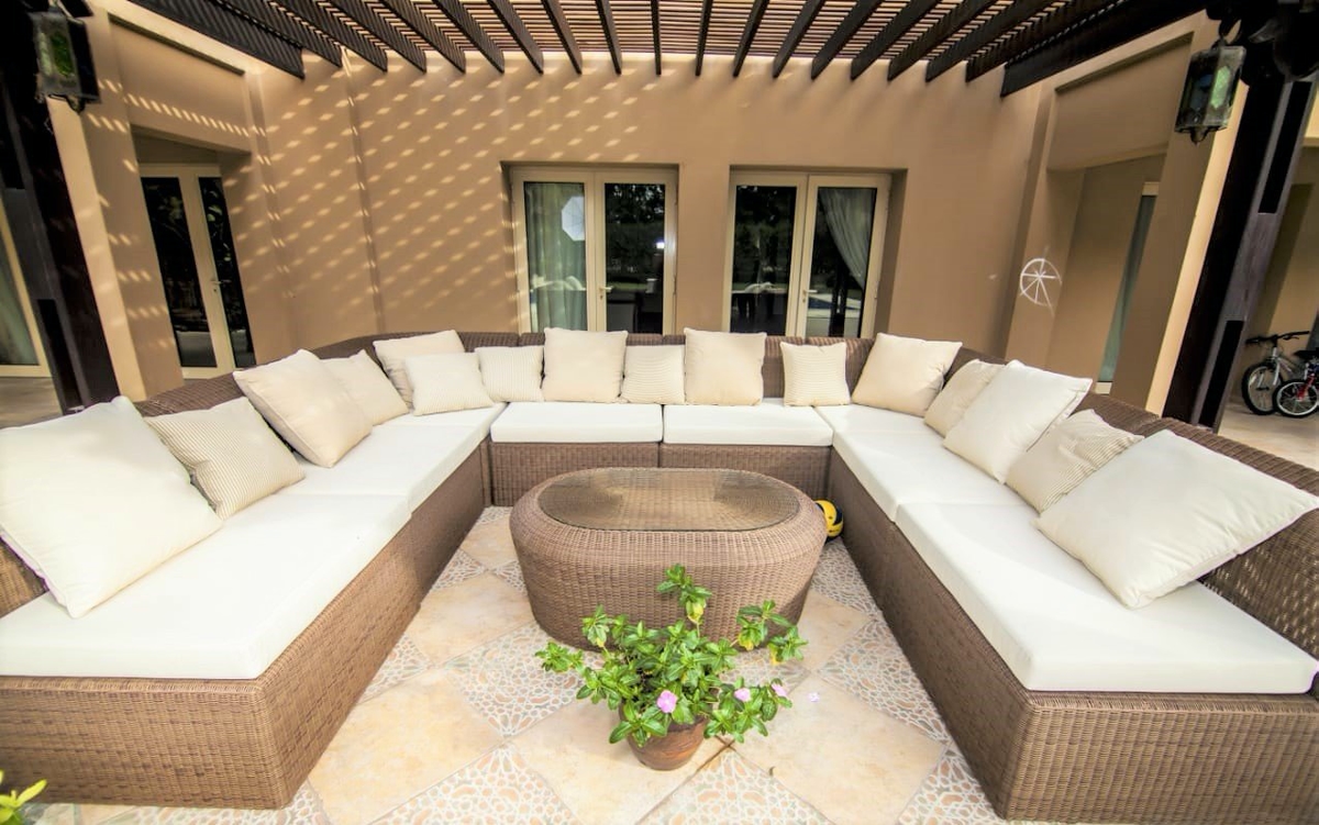 Villa Dubaï patio
