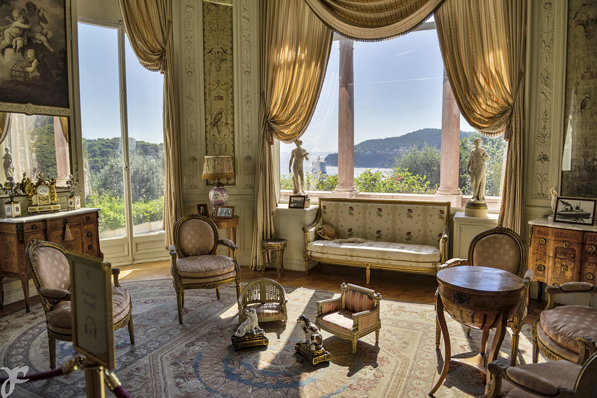 Villa Ephrussi de Rothschild salon