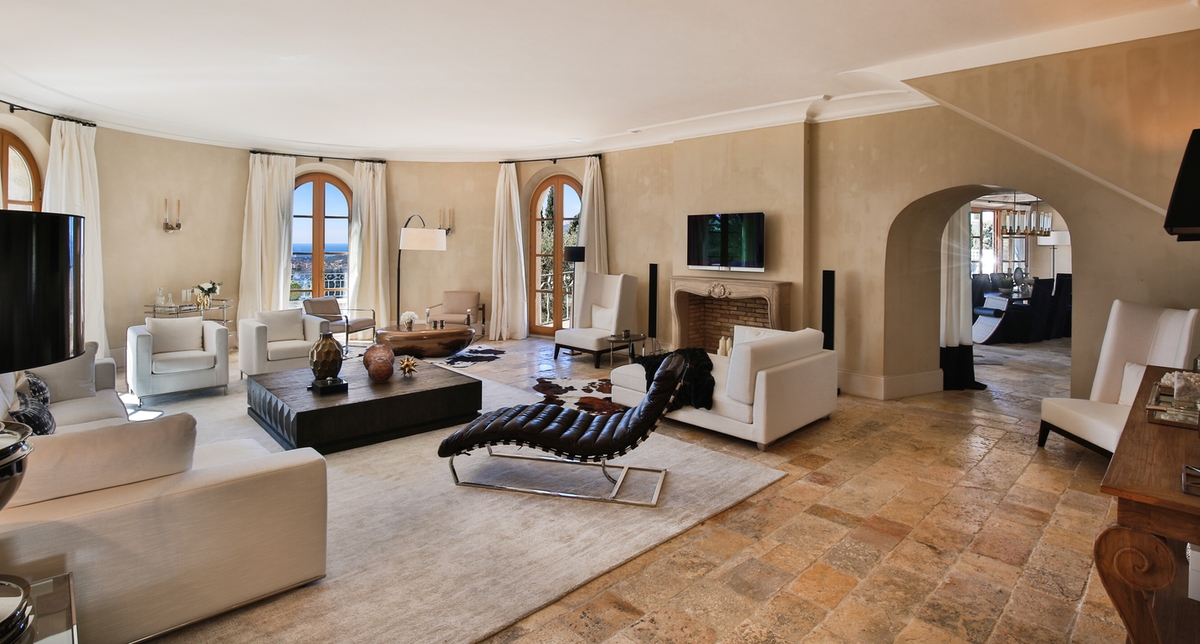 Villa Mougins living room