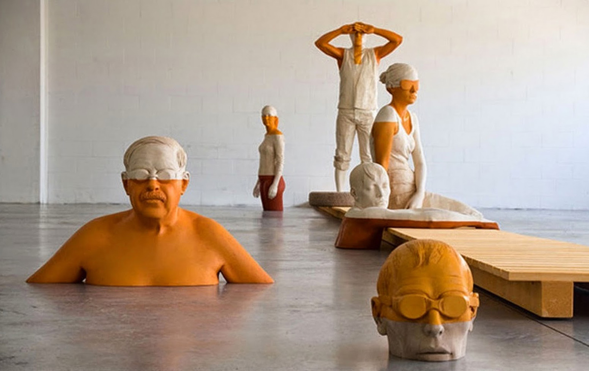 Willy Reginer sculpture group