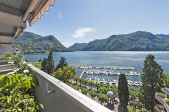 Un appartement panoramique sur le lac de Lugano, en Suisse