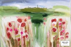 Dans les secrets acryliques et pastels de Caroline Faindt