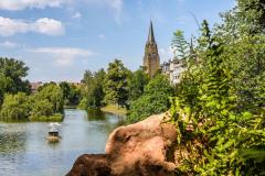 Le calme et le charme des étangs d'Ixelles, à Bruxelles