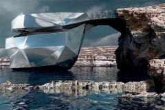 Azure Window, l'arche de l'île de Malte, s'offre une version en acier