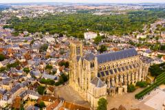 Bourges vue aérienne