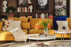 Un canapé convertible dans un intérieur moderne et élégant. © IKEA  