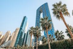 Vue des gratte-ciels de Dubaï 