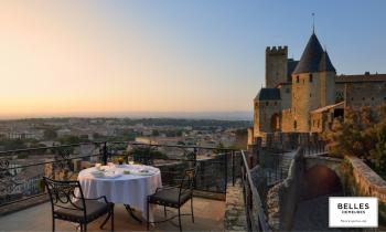 Carcassonne : un balcon médiéval avec vue sur le Languedoc