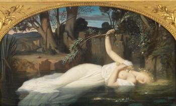 Musée de la Vie Romantique tableau de Léopold Burt, Ophélia 1852