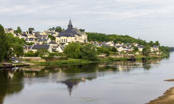 Candes-Saint-Martin vue de la Loire