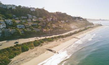 Une plage en Californie