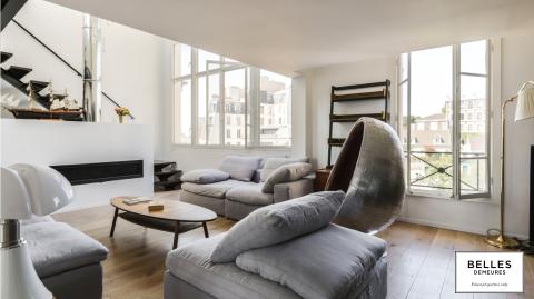 Duplex de luxe parisiens, les bons volumes à investir en famille