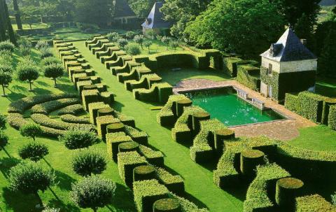 Jardins du Manoir d'Eyrignac, un paradis vert en Périgord
