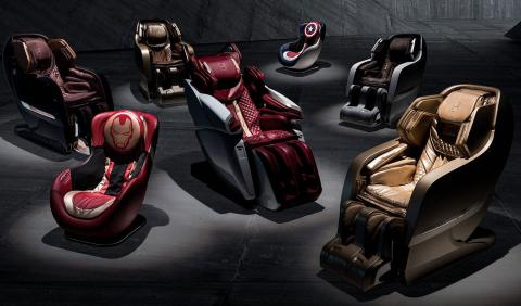 Des fauteuils massants aux couleurs de Lamborghini