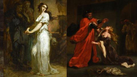 Musée de la Vie Romantique tableaux de Muller et Delacroix