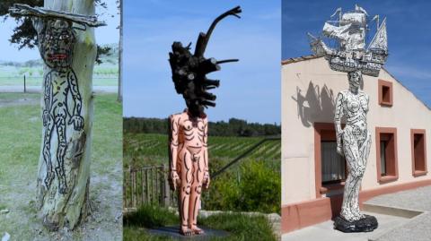 Robert Combas sculptures