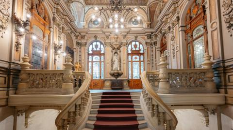 Palais Bénédictine escalier d'honneur