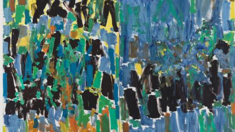 Tableau de Joan Mitchell No Room at the End