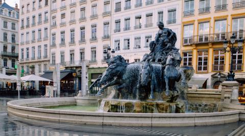 Lyon fontaine Bartholdi