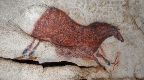 grotte de Lascaux cheval galopant