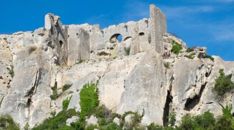 Les Baux-de-Provence ruines du château