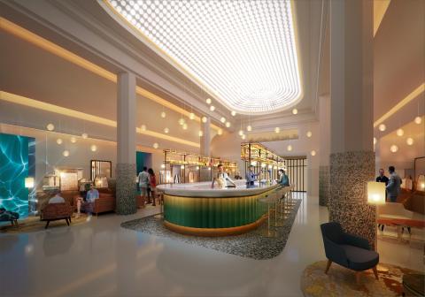 Le futur bar de l'Hôtel Oceania**** à Lille