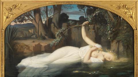 Musée de la Vie Romantique tableau de Léopold Burt, Ophélia 1852