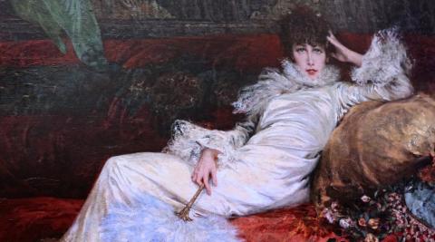 Sarah Bernhardt prend la pose