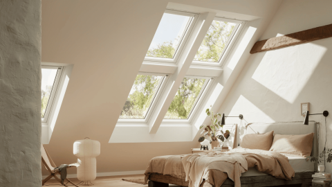Intérieur isolé avec un VELUX