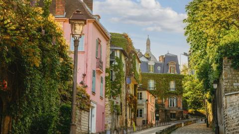 L'une des rues les plus chères de Paris, à Montmartre.