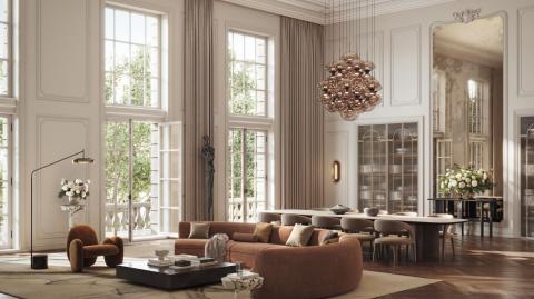 Un appartement de luxe rénové par un architecte d'intérieur