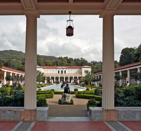 Jardin de la villa de style italien 